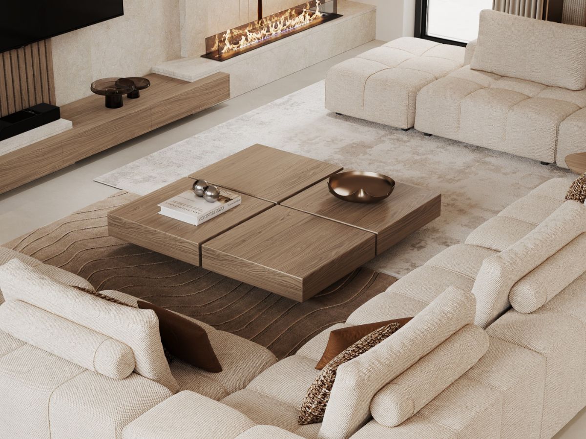 Thiết kế phòng khách 12m2