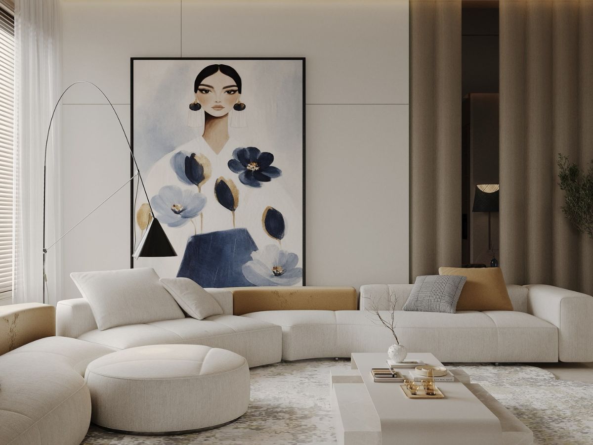 Thiết kế phòng khách 12m2