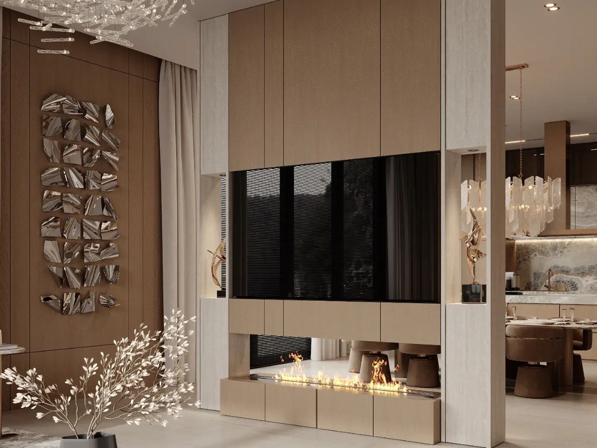 Thiết kế phòng khách 12m2