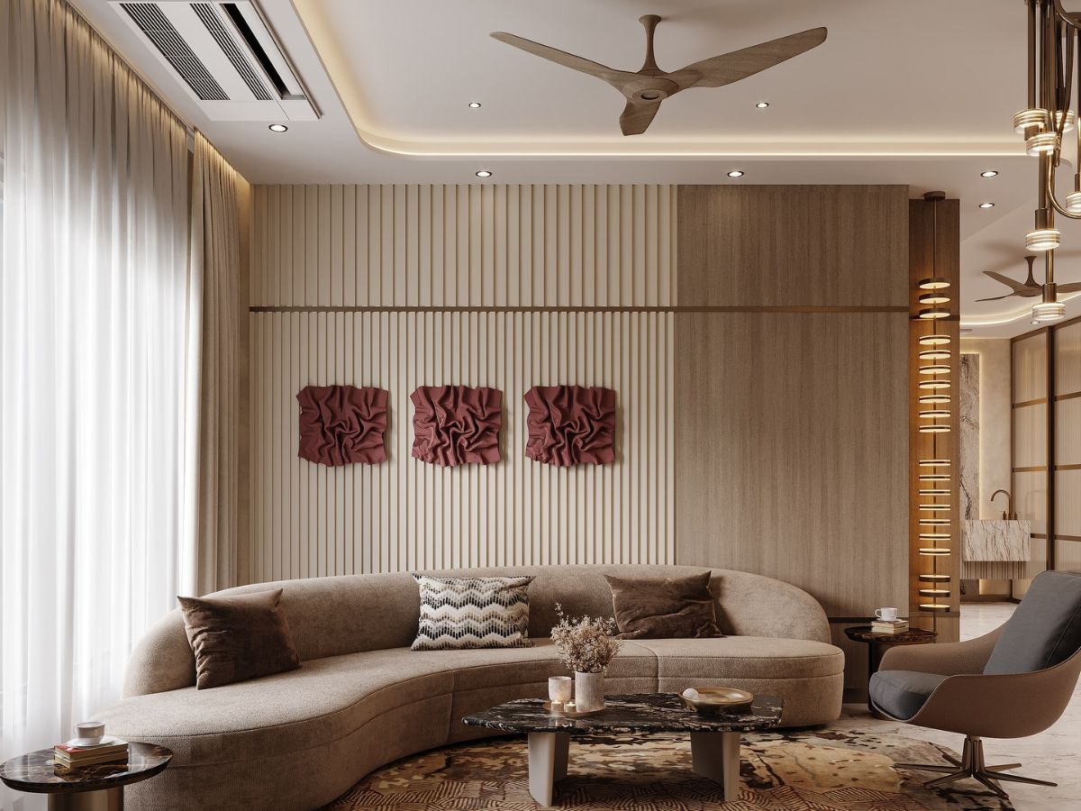 Thiết kế phòng khách 12m2