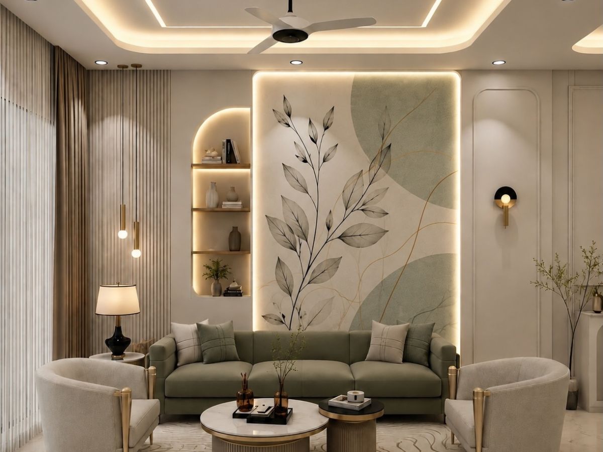 Thiết kế phòng khách 12m2