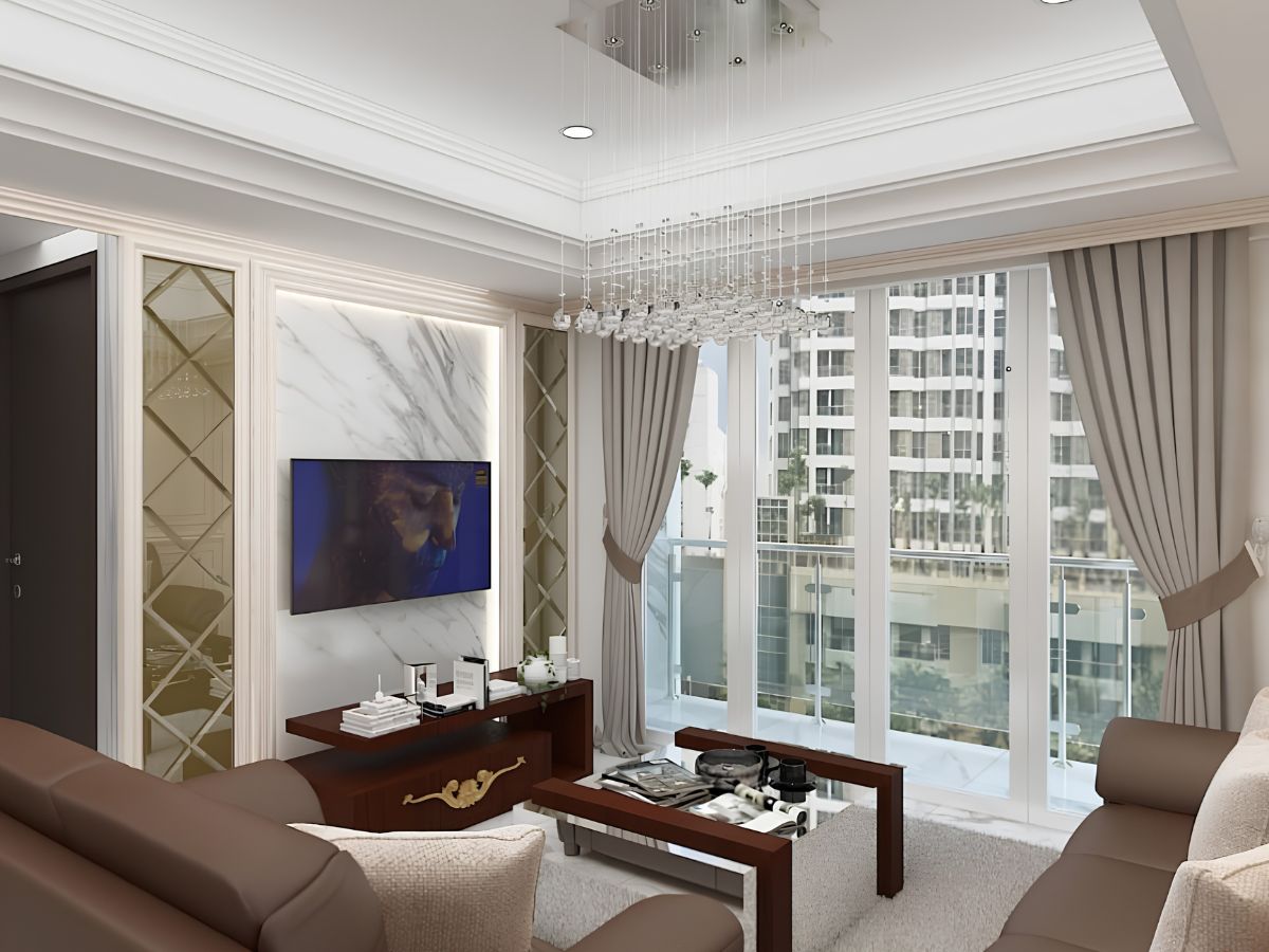Thiết kế phòng khách 15m2