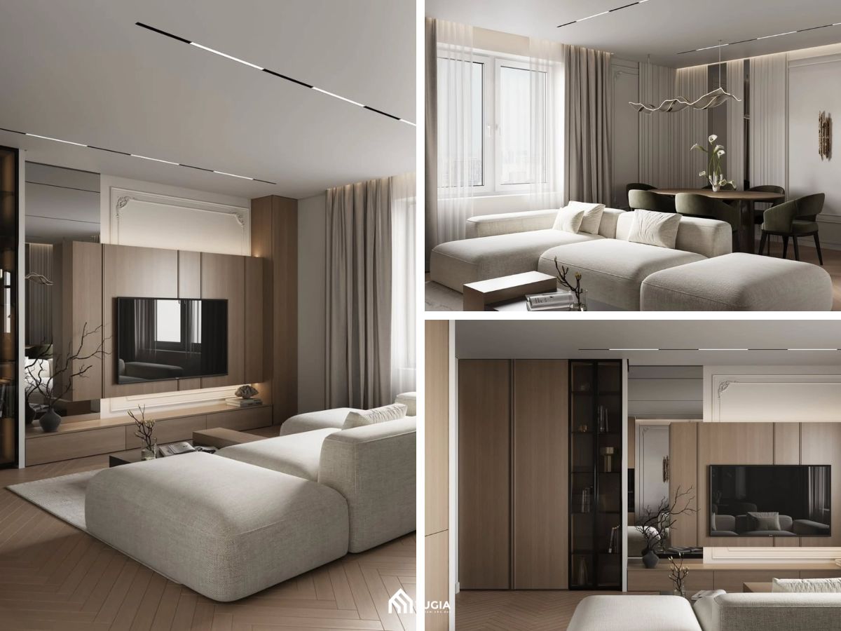 Thiết kế phòng khách 15m2