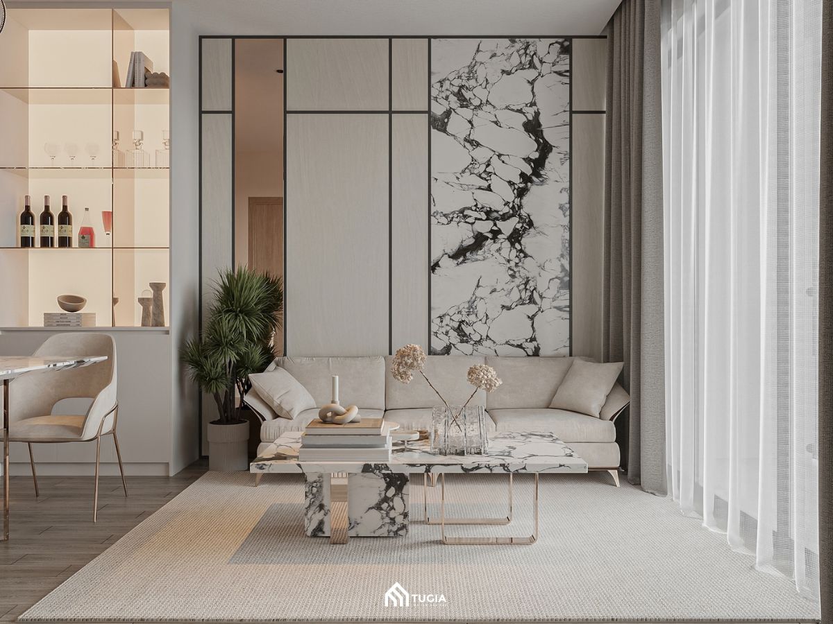 Thiết kế phòng khách 15m2