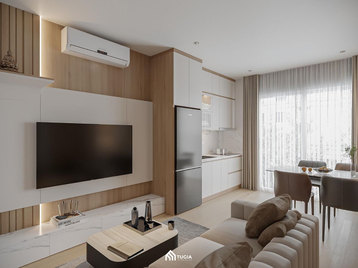 Thiết kế phòng khách 15m2
