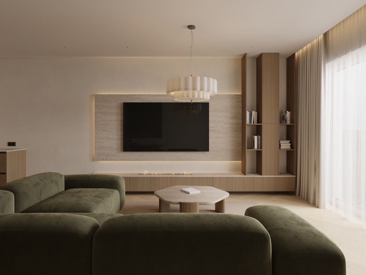 Thiết kế phòng khách 20m2
