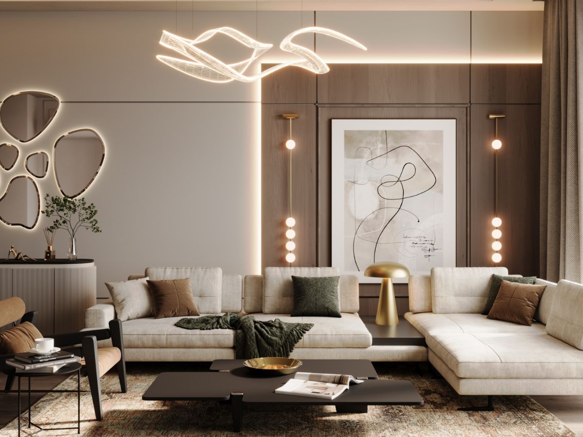 Thiết kế phòng khách 50m2