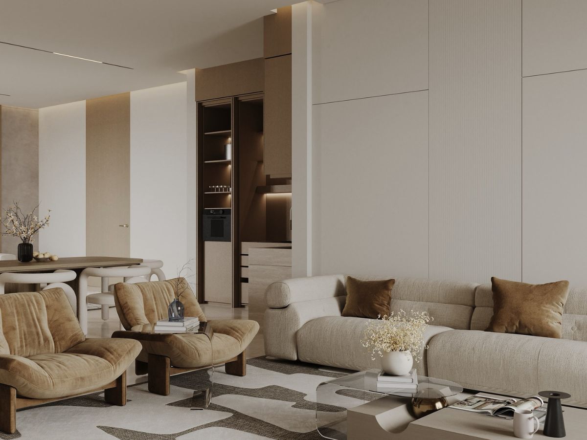 Thiết kế phòng khách 50m2