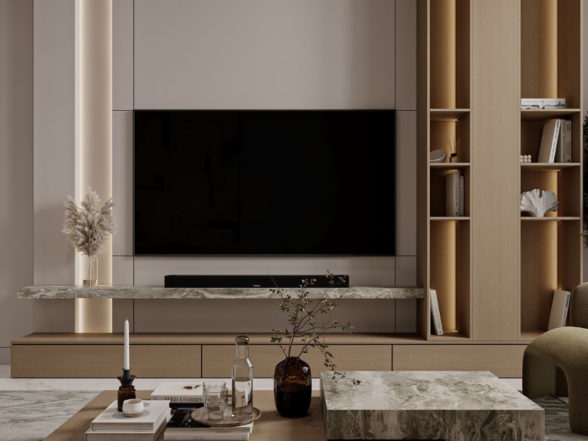 Thiết kế phòng khách 50m2