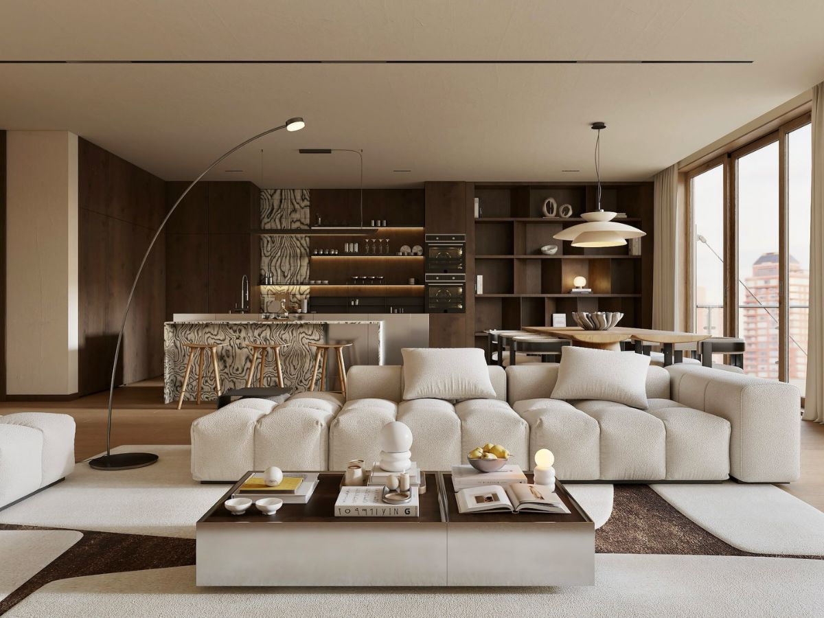 Thiết kế phòng khách 50m2
