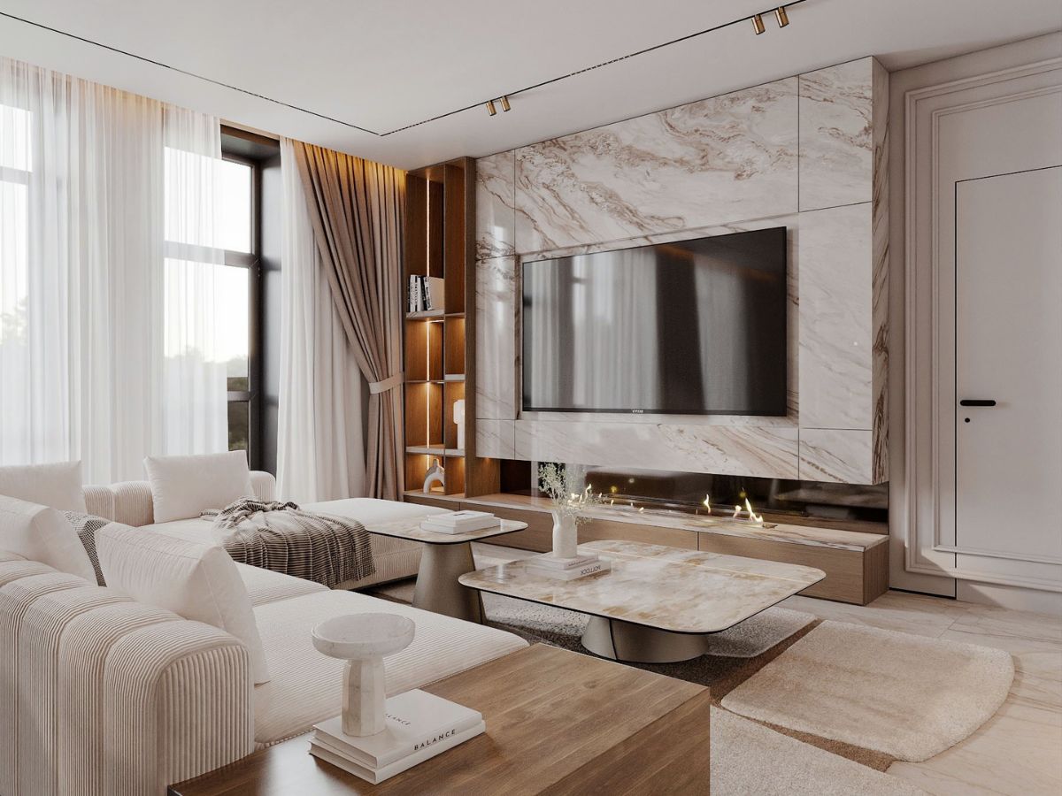 Thiết kế phòng khách 50m2