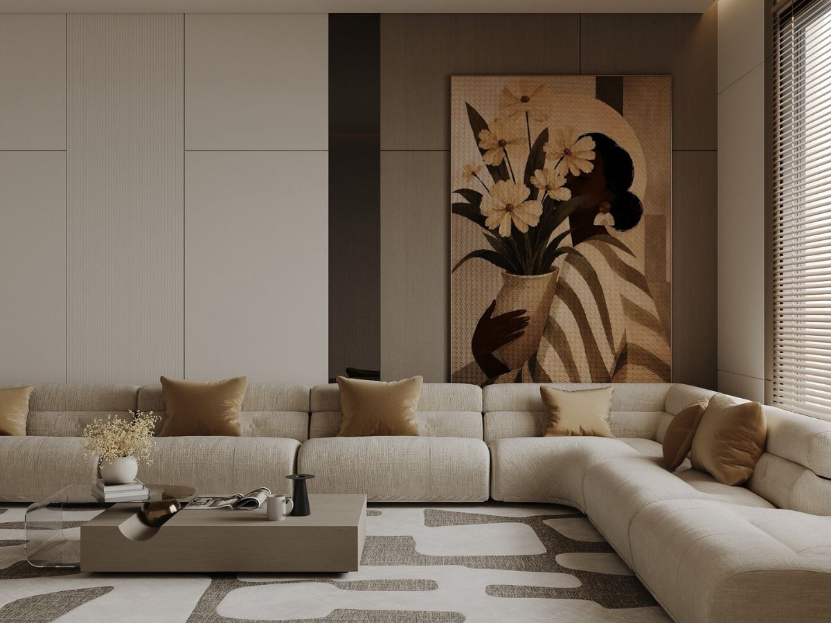 Thiết kế phòng khách 50m2