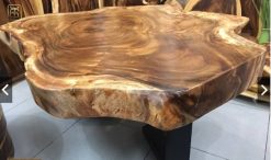 Bàn sofa tự nhiên gỗ me tây BMT20