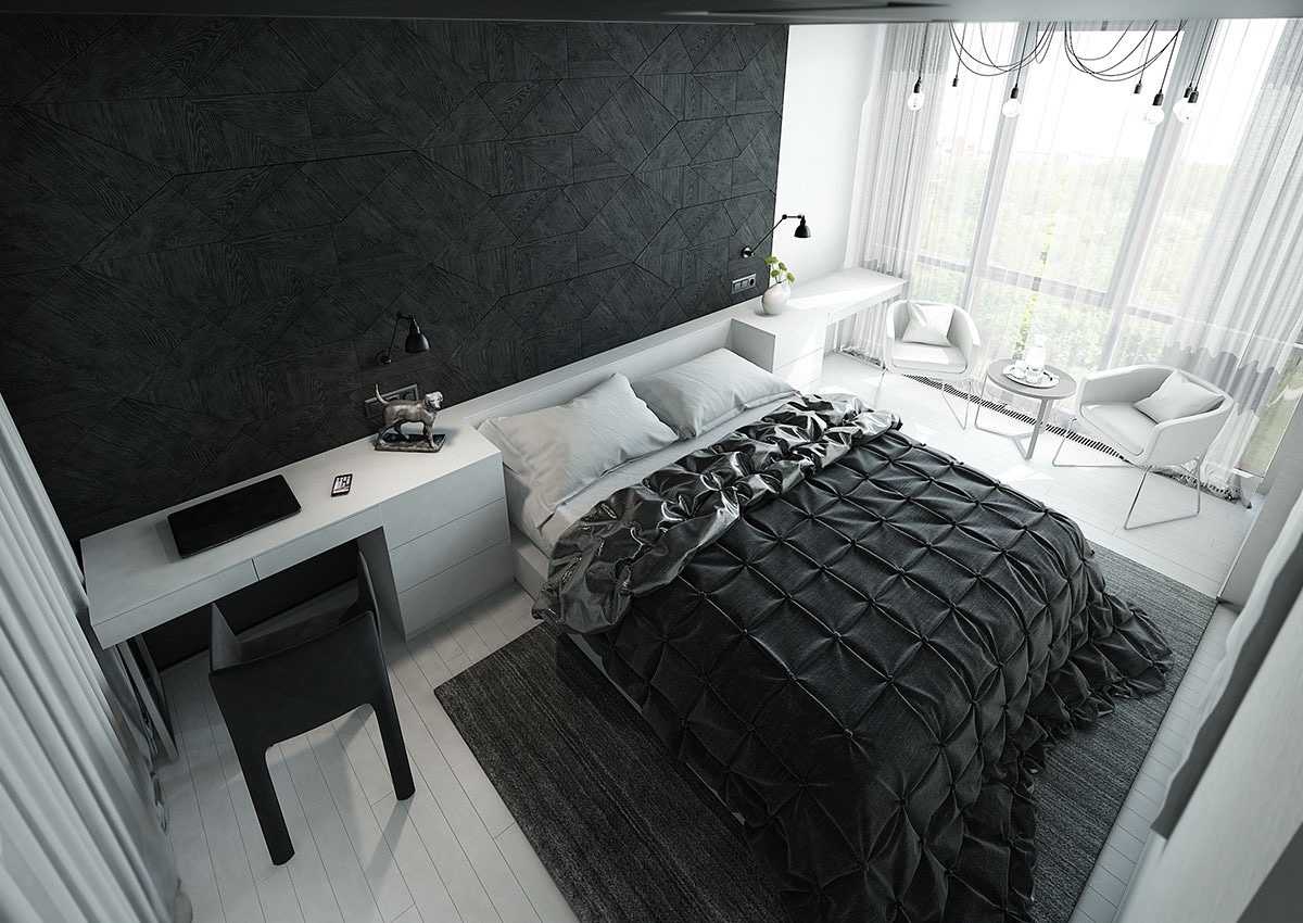 Cách lựa chọn và bố trí nội thất phòng ngủ nữ màu đen đẹp