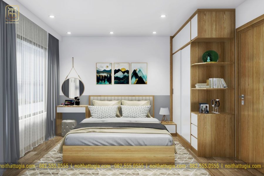Cách sử dụng nội thất tinh tế tạo điểm nhấn nổi bật cho căn phòng ngủ nhỏ