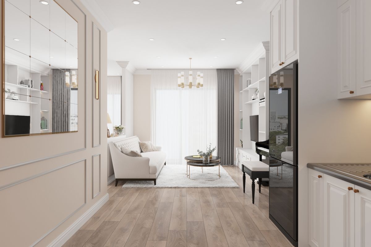 15 Mẫu thiết kế nội thất chung cư tân cổ điển đẹp nhất 2022