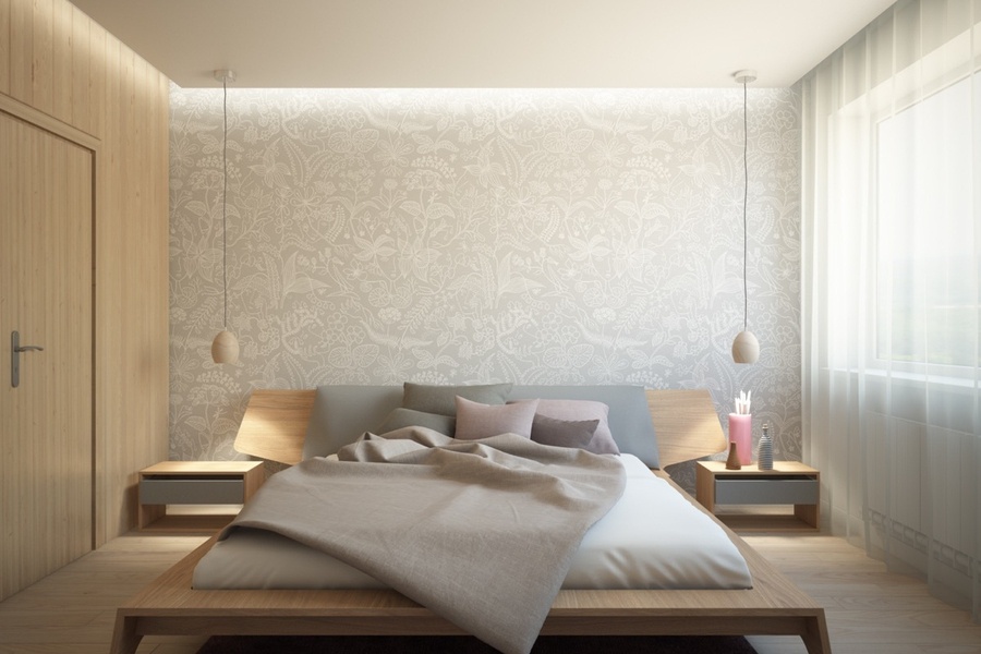 Chọn màu sắc và họa tiết giấy dán tường phòng ngủ phù hợp