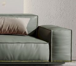 Ghế sofa I bọc da thiết kế sang trọng SF09