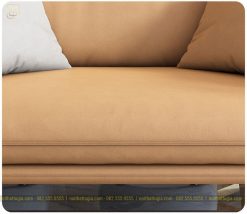 Ghế sofa bọc da hiện đại cao cấp SF11 với chất liệu mềm mại êm ái