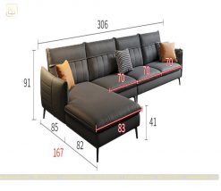 Ghế sofa cao cấp bọc da đẹp SF05