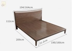 Giường ngủ hiện đại gỗ tự nhiên GN05