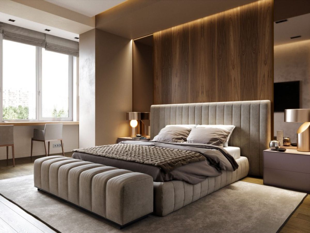 Mẫu phòng ngủ đẹp cho nữ cao cấp với sự kết hợp độc đáo của phong cách tân cổ điển và hiện đại