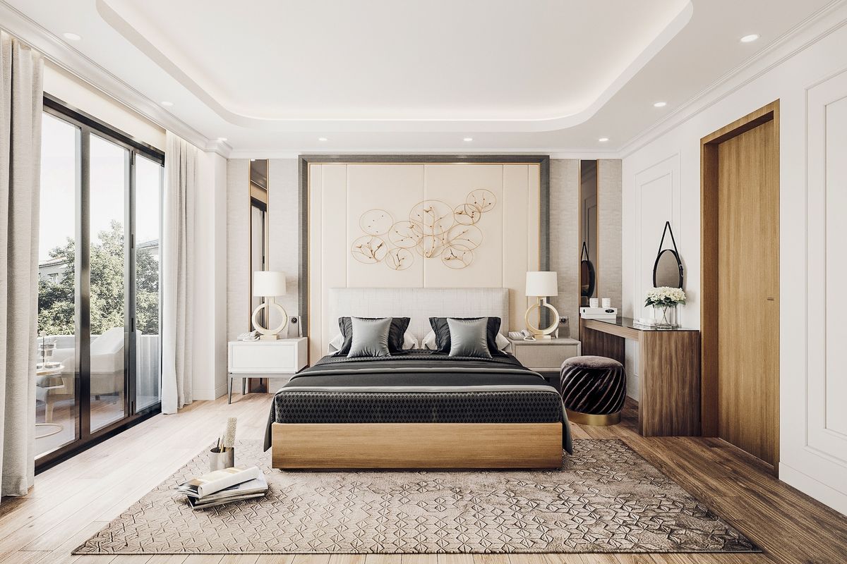 Mẫu thiết kế nội thất phòng ngủ đẹp với không gian mở mang lại cảm giác thông thoáng tiện nghi nhất