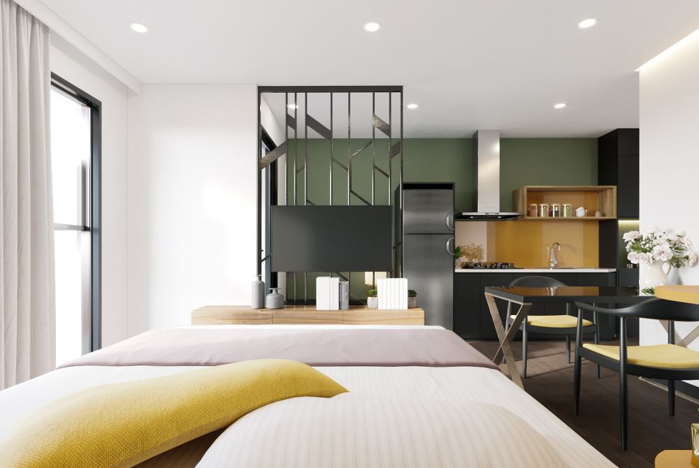 15 Mẫu thiết kế căn hộ studio đẹp hiện đại và tối ưu nhất 2021