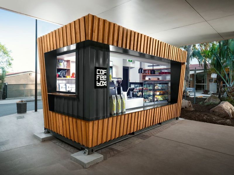 Thiết kế nội thất quán cà phê container đơn giản, độc đáo và vô cùng sáng tạo