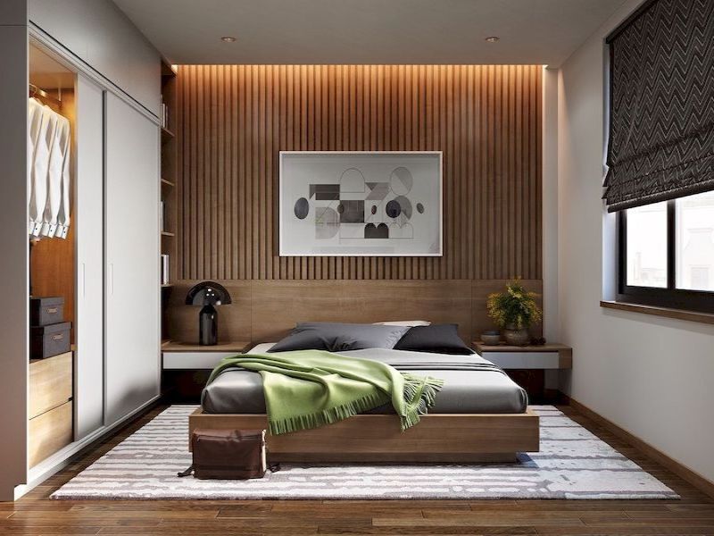 Phòng ngủ 10m2 tối giản, dịu mắt và thể hiện sự tinh tế của gia chủ