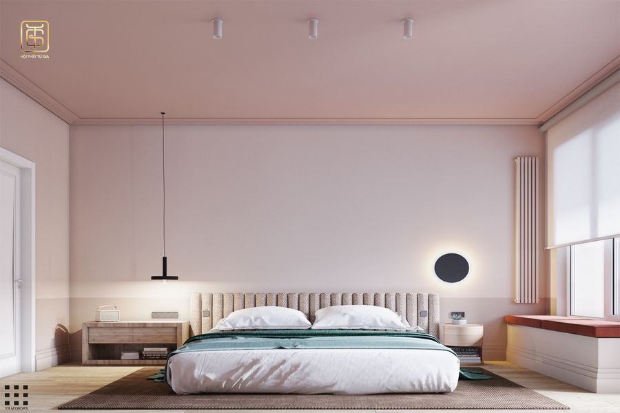Phòng ngủ không nhất thiết phải quá cầu kỳ, chỉ cần một điểm nhấn nhỏ có thể giúp căn phòng thu hút hơn
