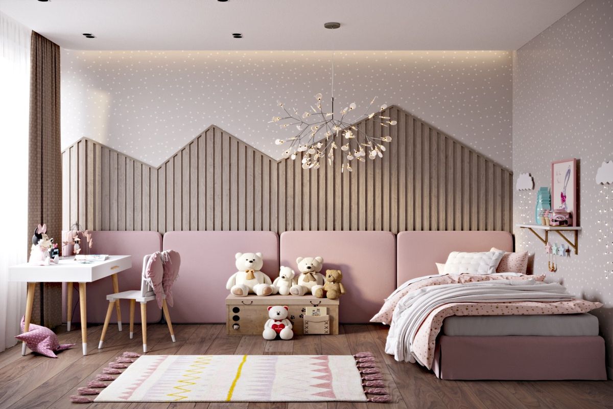 35 Ý tưởng thiết kế phòng ngủ màu hồng đẹp và dễ thương nhất
