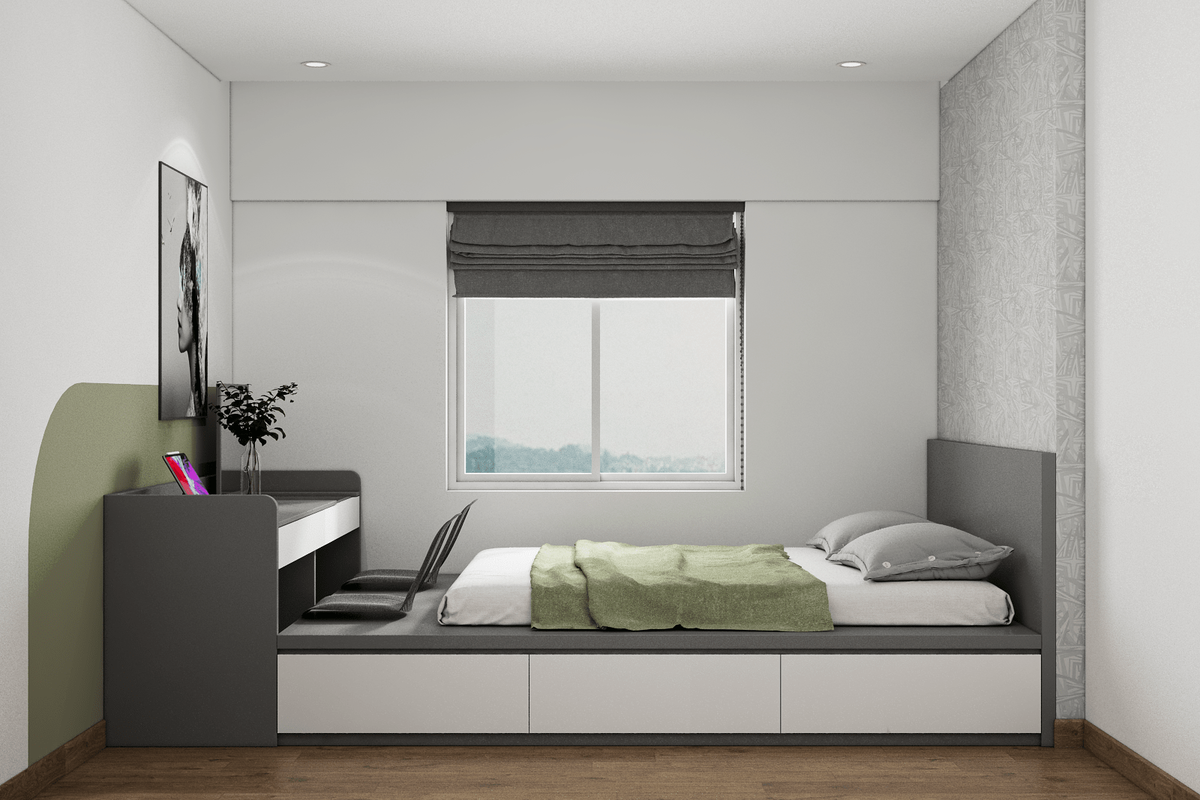 Phòng ngủ nhỏ với thiết kế thông minh