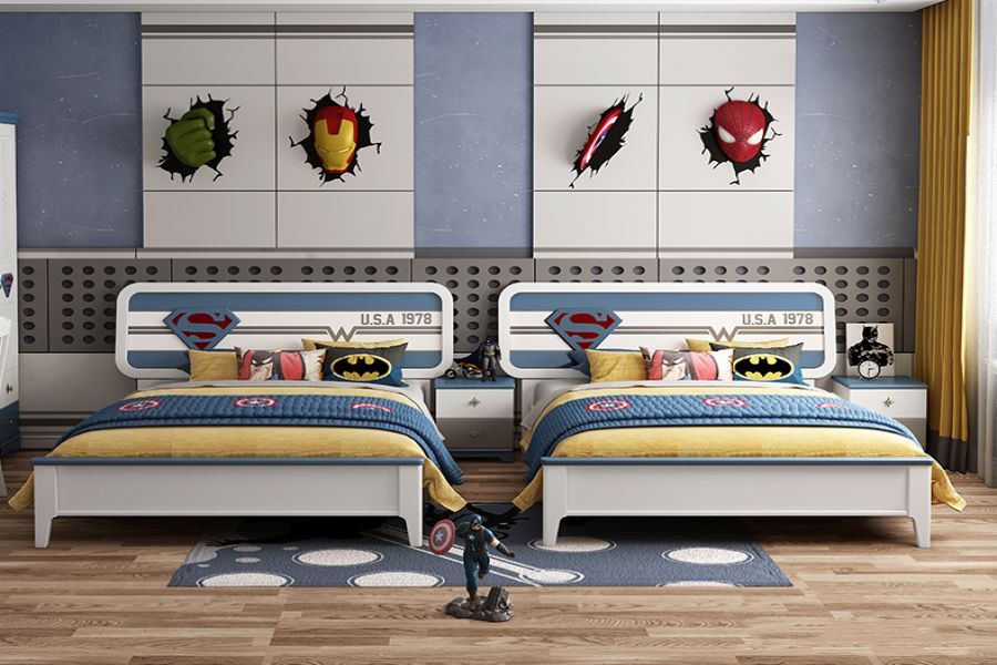 Phòng ngủ sáng tạo với những họa tiết con bọ ngộ nghĩnh