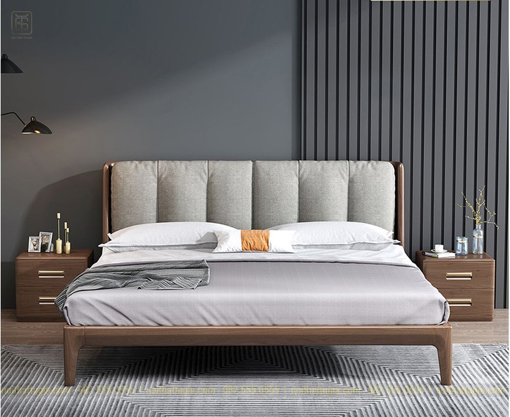 Giường ngủ với thiết kế hiện đại cho người lớn tuổi