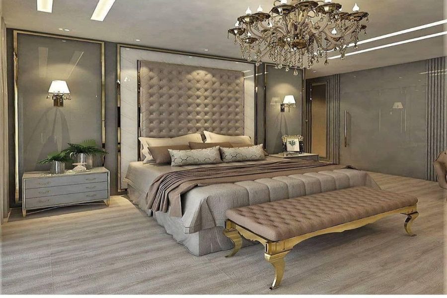 Sự lộng lẫy, xa hoa và đẳng cấp của phòng ngủ mang phong cách Luxury