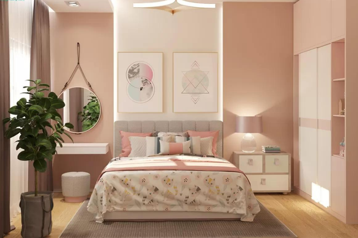 Thiết kế nội thất phòng ngủ hiện đại cho bé