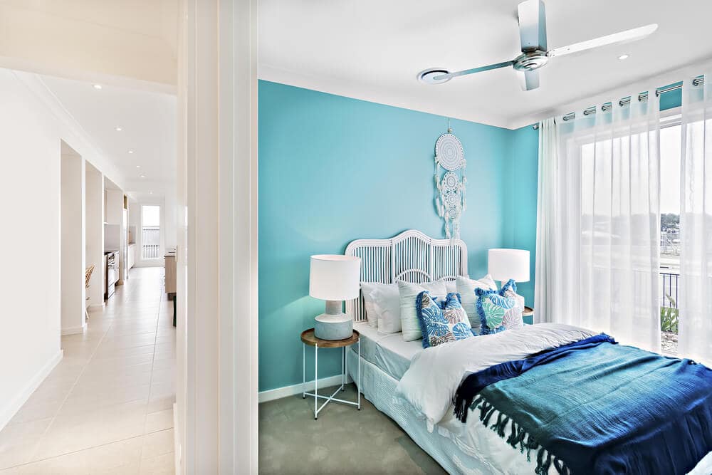 Thiết kế phòng ngủ màu xanh đẹp không thể bỏ qua