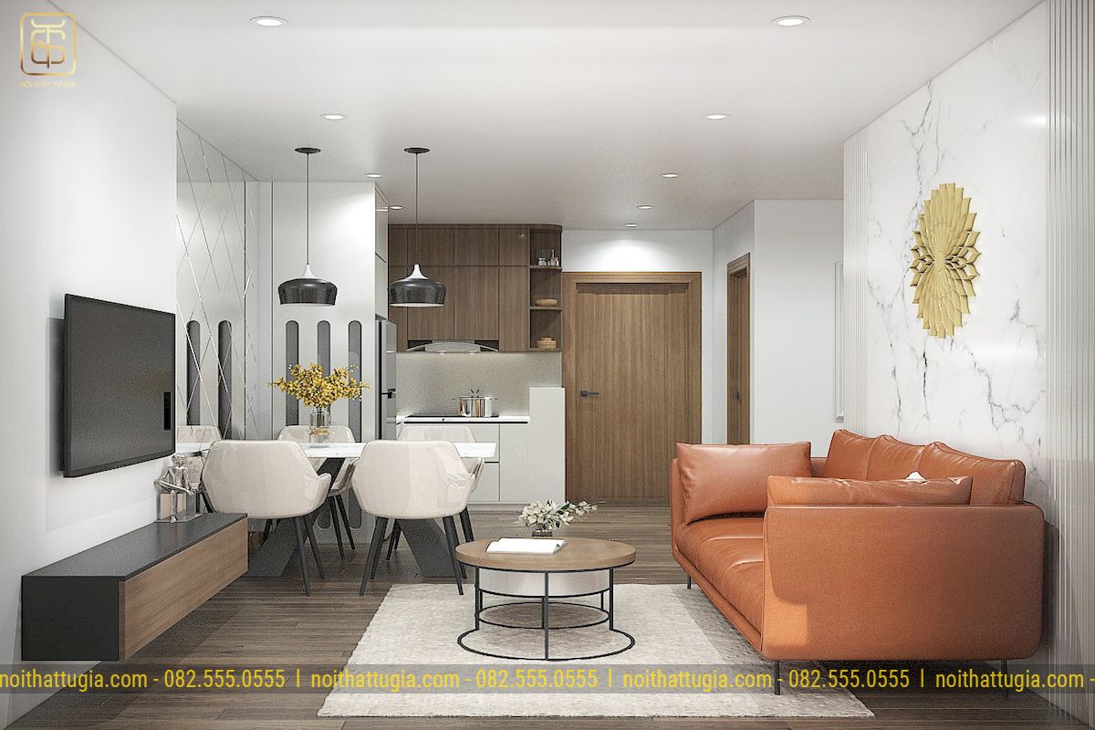 Thiết kế và thi công nội thất căn hộ 1 phòng ngủ Vinhomes Smart City