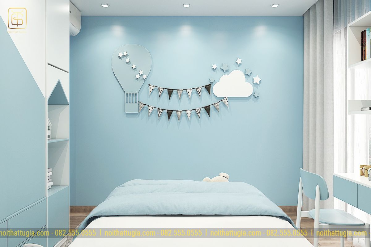 Trang trí phòng ngủ con với những món đồ đơn giản 