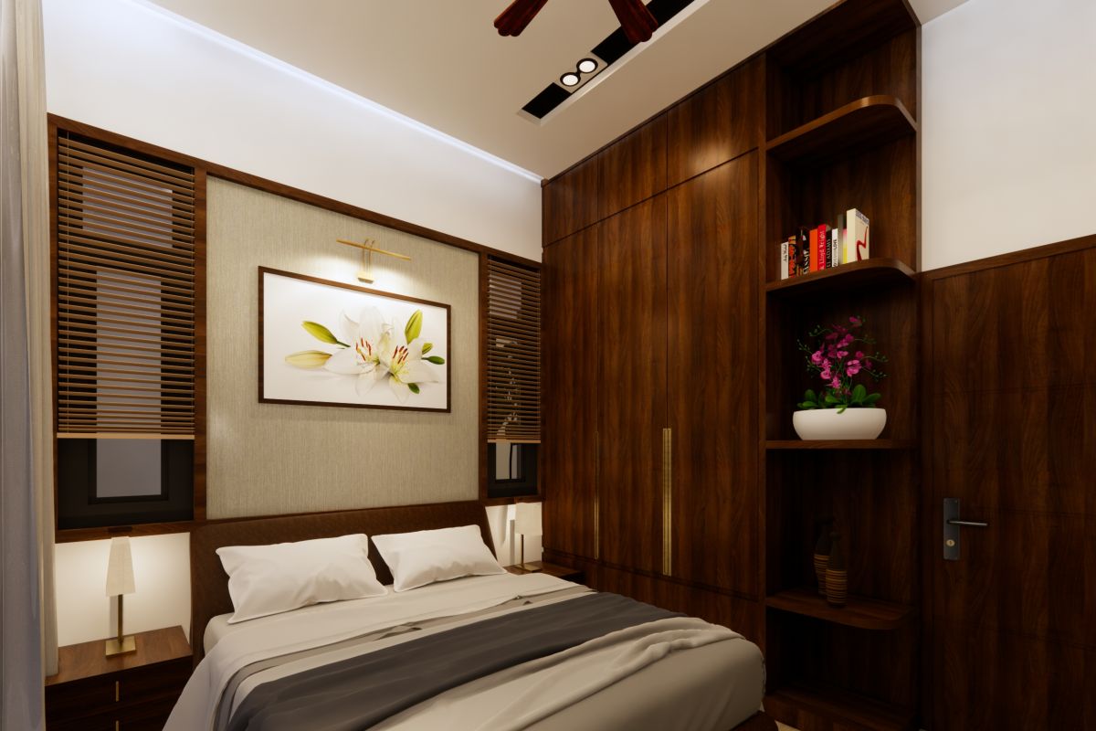 Vật liệu nội thất sử dụng gỗ thân thiện với môi trường và tạo sự sang trọng, đăng cấp