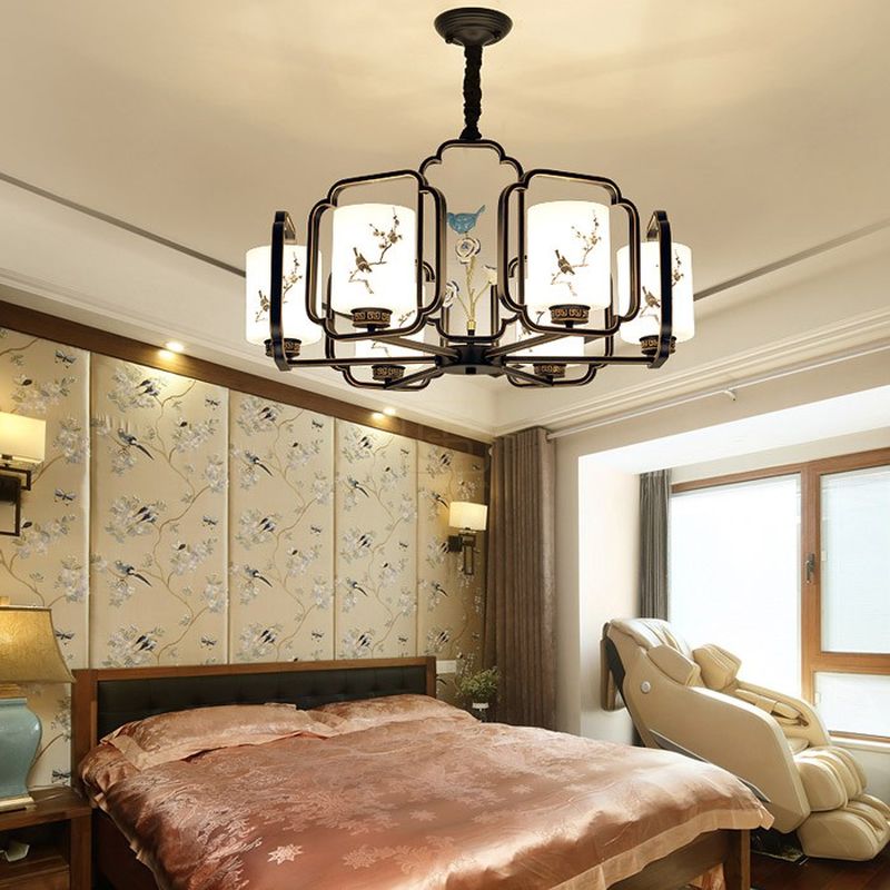 Loại đèn chùm cực kỳ phù hợp cho phòng ngủ phong cách Đông Dương