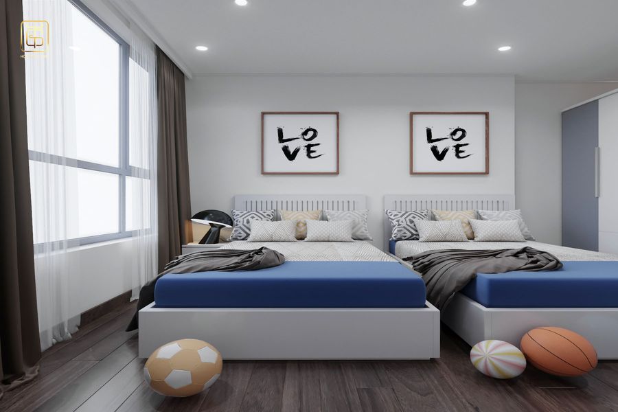 Khi thiết kế phòng ngủ quá nhỏ không gian sẽ bị chật chội còn đối với những phòng ngủ có diện tích quá rộng khiến phòng ngủ mất đi sự ấm cúng.
