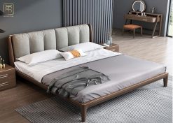 Giường ngủ gỗ tự nhiên cao cấp GN04