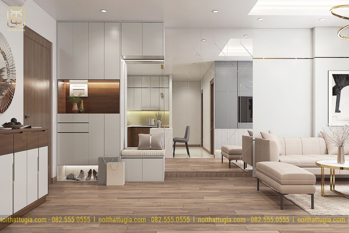 15 mẫu thiết kế nội căn hộ thất chung cư 50m2 đẹp nhất 2022