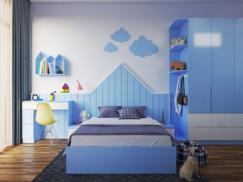 Sự kết hợp hài hòa giữa màu sơn phòng ngủ và nội thất cũng là điều cực kỳ quan trọng
