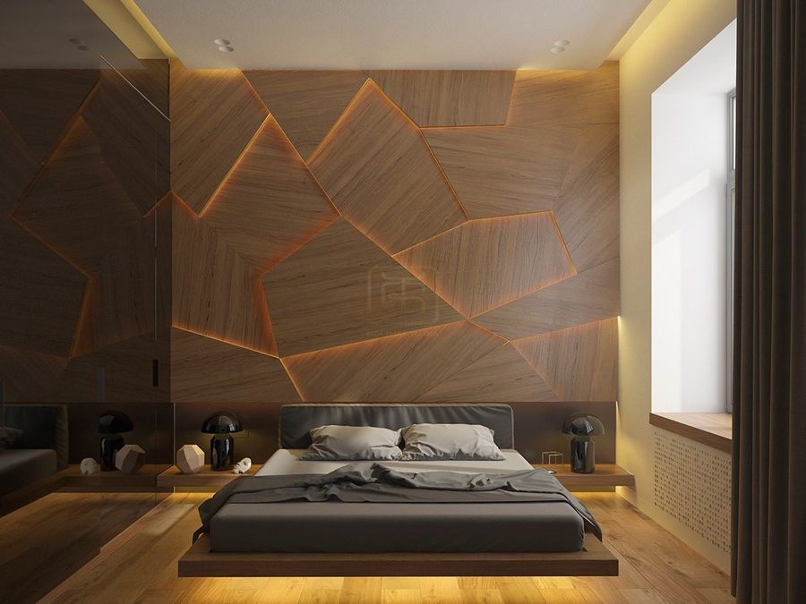 Gạch ốp tường giúp bảo vệ tường phòng ngủ một cách tốt nhất