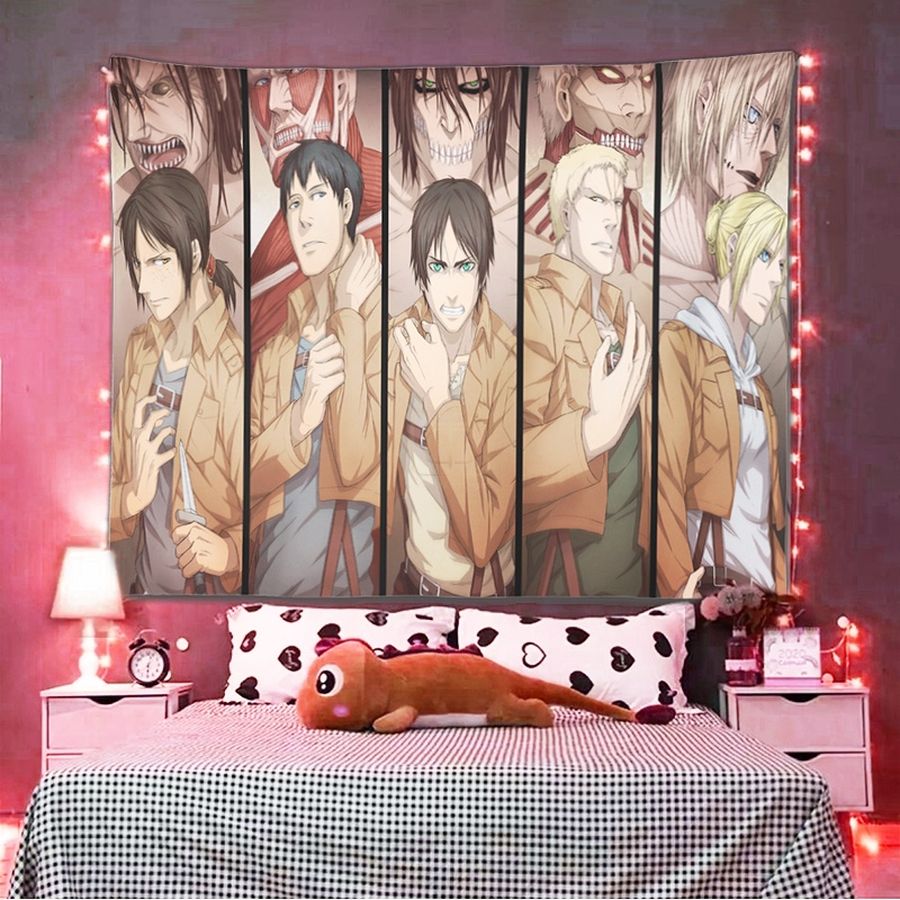 Sử dụng giấy dán tường phòng ngủ Anime