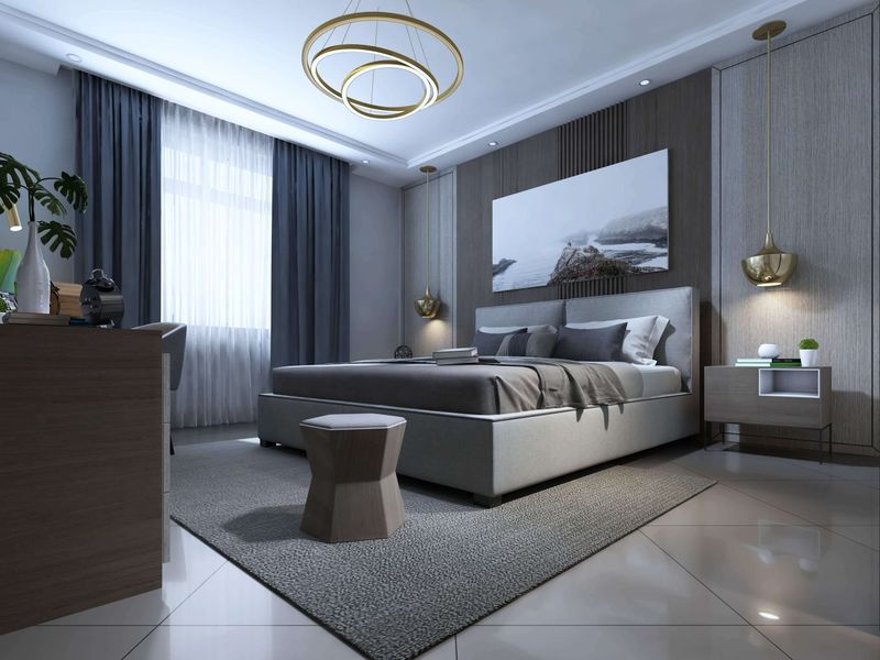 Thiết kế phòng ngủ đẹp cho nam với tông màu tối cũng được ưa chuộng hiện nay
