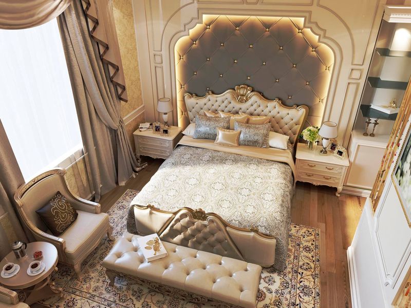 Thiết kế phòng ngủ nam ấn tượng với tông màu vàng ấm cúng mềm mại